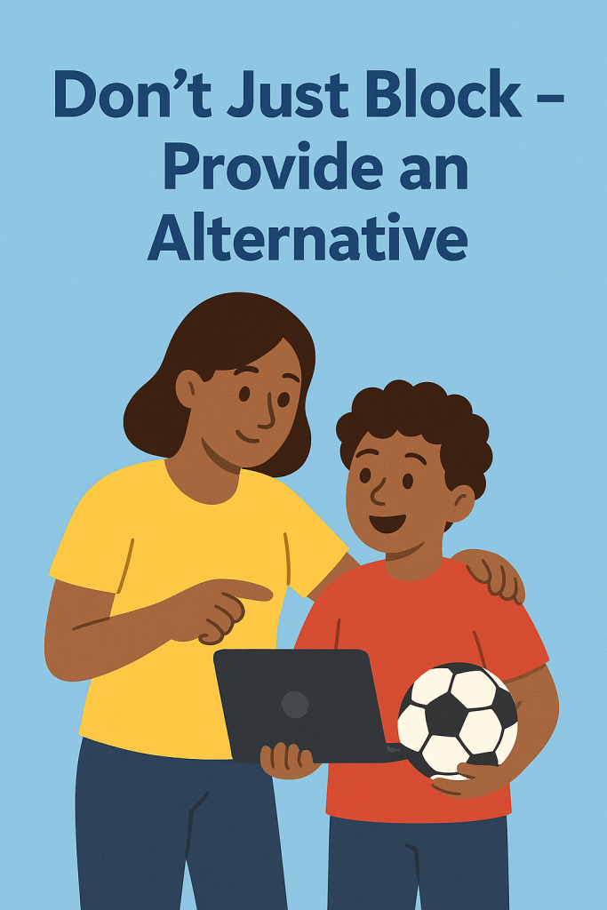 dont block provide an alternative